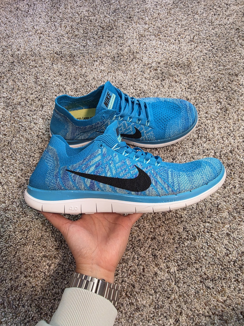 Nike Men’s Free 4.0 Flyknit Running Shoes